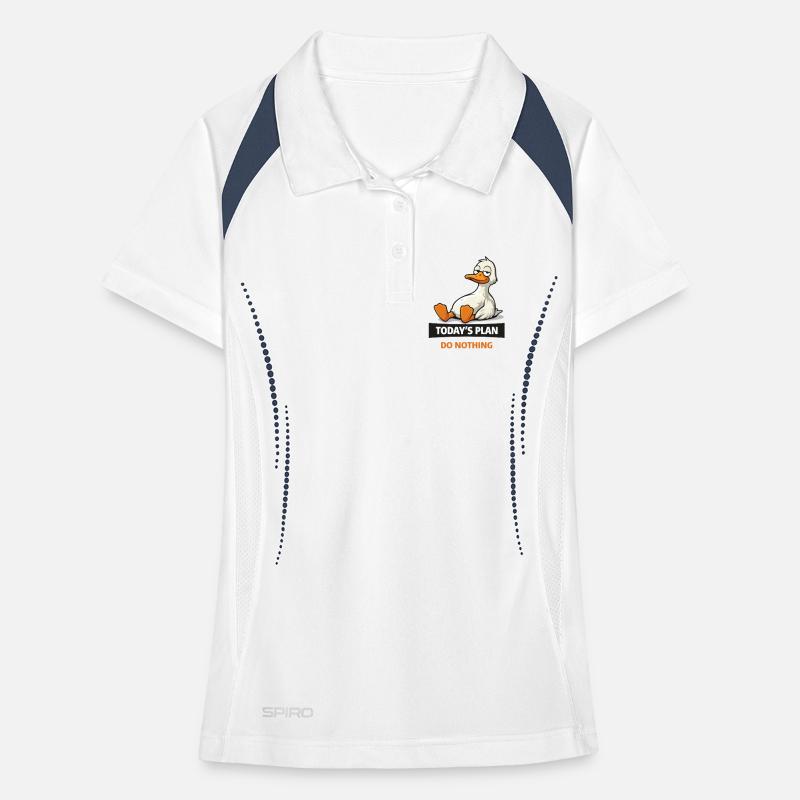 Today's Plan: Do Nothing Duck Women's Polo breathable