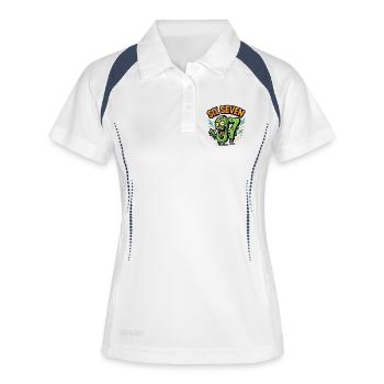 Six Seven 67 Zombie Horror Humor Italian Brainrot - Women's Polo breathable - white/navy - Front