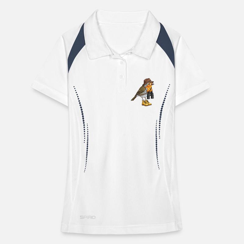Explorer Robin with Binoculars Women's Polo breathable