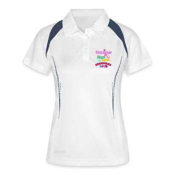 Grandma's Love Hugs Kisses Happiness - Grandma Love - Women's Polo breathable - white/navy - Front