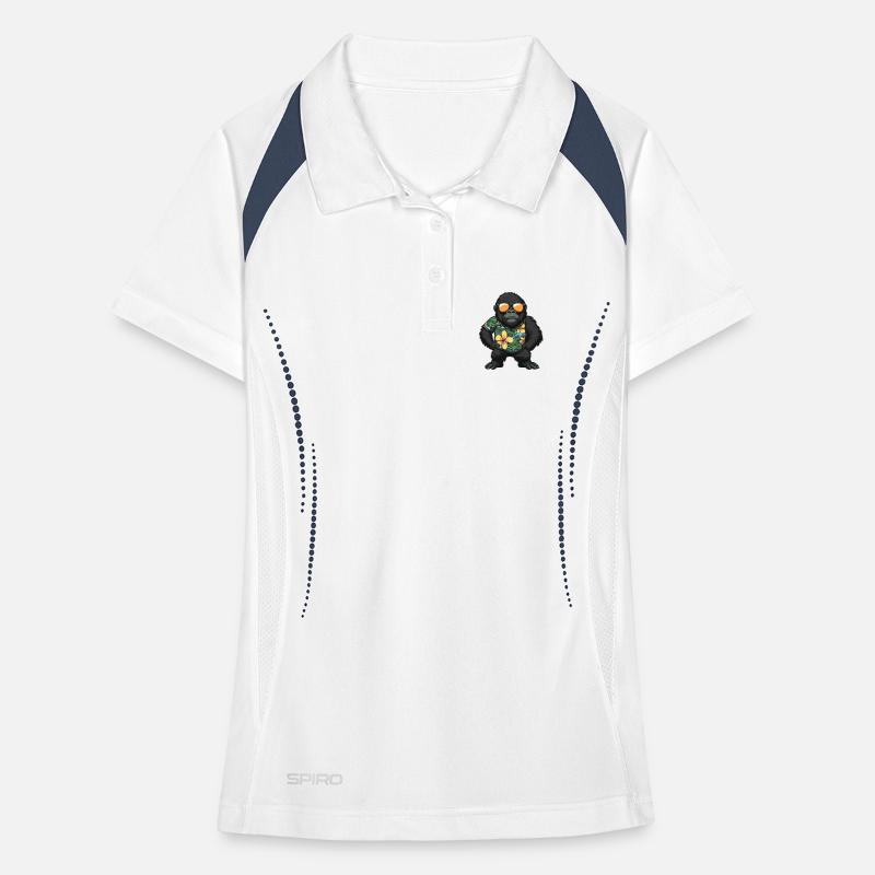 Gorilla Comic Vacation Women's Polo breathable