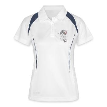 Water Otter Roarer - Women's Polo breathable - white/navy - Front