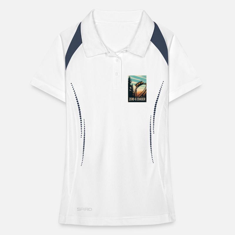 Zero-G Jäger | Achterbahn Thrill Frauen Polo atmungsaktiv