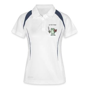 Dawn Quest Frog Knight - Women's Polo breathable - white/navy - Front