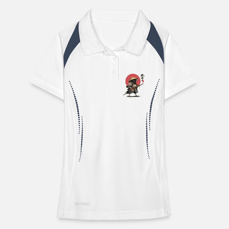 Crow Samurai: Red Sun Warrior Women's Polo breathable