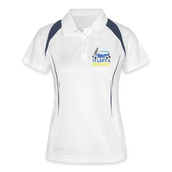 Rat, rat de maison, propriétaire de rats, amoureux des rats - Polo respirant Femme - blanc/marine - Devant