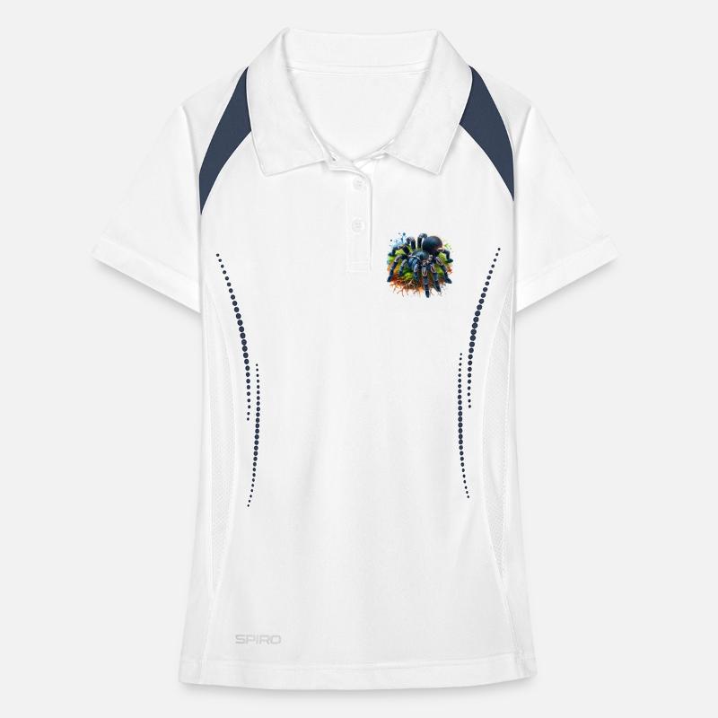 Black Tarantula Gift Women's Polo breathable