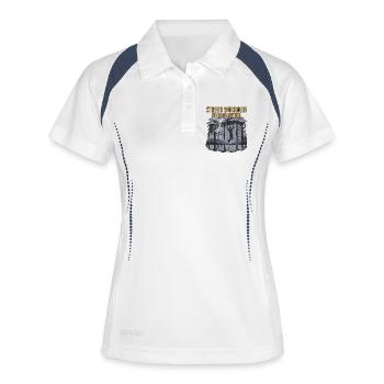 calisthenics workout - Women's Polo breathable - white/navy - Front