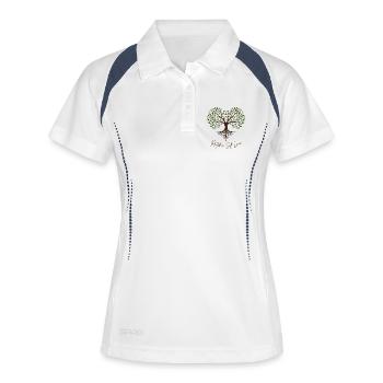 Root Power: Self-Love Tree - Women's Polo breathable - white/navy - Front