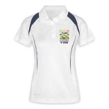 Cancun Cruise Squad 2026 - Women's Polo breathable - white/navy - Front