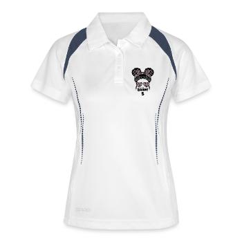 Fifth Birthday for a Birthday Girl - Women's Polo breathable - white/navy - Front