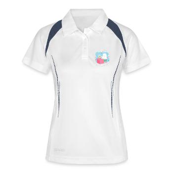 Its OK to Be Seen Trying - Women's Polo breathable - white/navy - Front