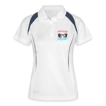 Amsterdam Party Crew - Women's Polo breathable - white/navy - Front