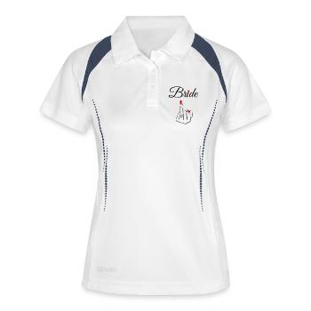 Sassy Bride Bachelorette - Women's Polo breathable - white/navy - Front