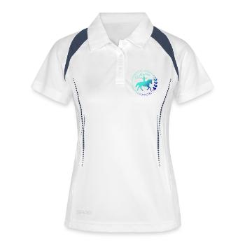 Vaulting Grounds – Gift for Vaulters - Women's Polo breathable - white/navy - Front