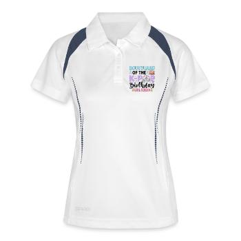 Bodyguard Of The K-Pop Birthday Girl Squad - Women's Polo breathable - white/navy - Front