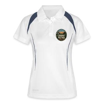 Dawn Patrol Bird Club Patch - Women's Polo breathable - white/navy - Front