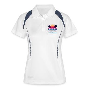 Ich Komme Aus Ironien Humor Lustiger Spruch Witzig - Frauen Polo atmungsaktiv - Weiß/Navy - Vorne
