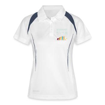 Programmers – Coding Developers & Computer Scientists - Women's Polo breathable - white/navy - Front