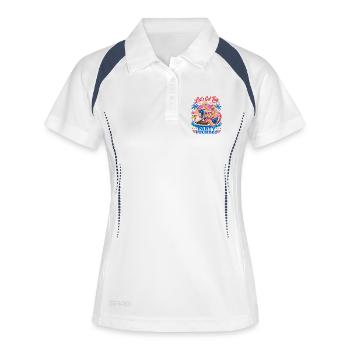 Let's found this party! Alexander Hamilton - Women's Polo breathable - white/navy - Front