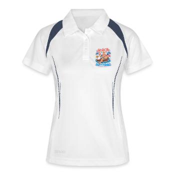 Let's found this party! Thomas Jefferson - Women's Polo breathable - white/navy - Front