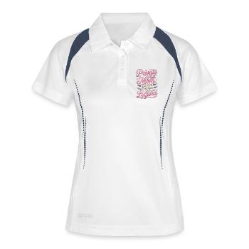 Private Pilot Mom The Idol The Flight Attendant - Women's Polo breathable - white/navy - Front