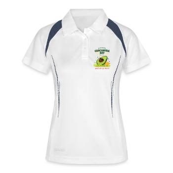National Guacamole Day - Women's Polo breathable - white/navy - Front