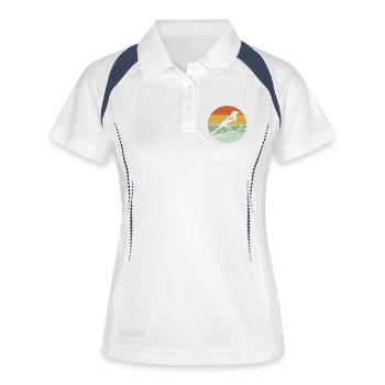 Magpie bird animal - Women's Polo breathable - white/navy - Front