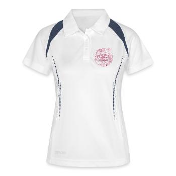 Ill Be In My Office Crochet Funny Crochet Lover - Women's Polo breathable - white/navy - Front