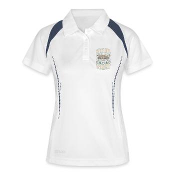 Pipelayer Piping Fitter Fit Up First - Women's Polo breathable - white/navy - Front