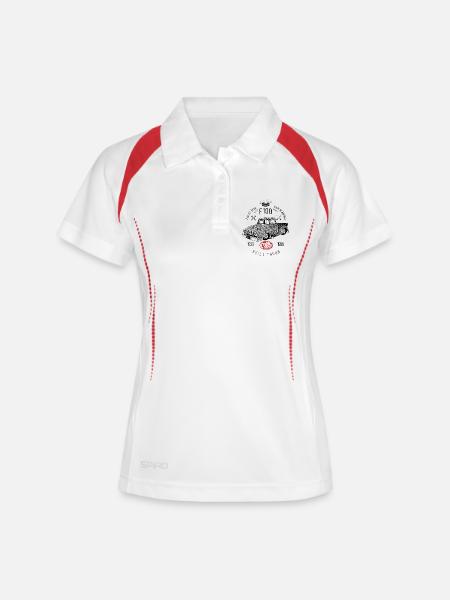 F100 Built Tough, Vintage - Women's Polo breathable - white/navy