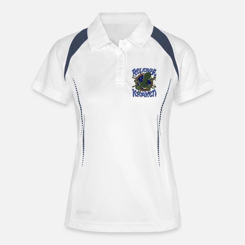 Release the kraken - Women's Polo breathable - white/navy