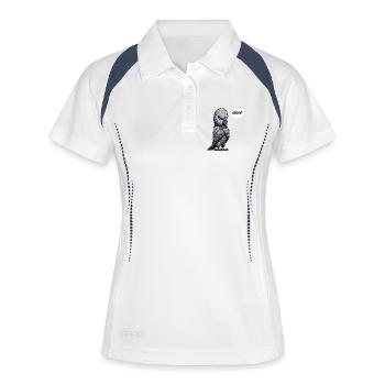 No African Grey Parrot Parrot Owner Bird - Women's Polo breathable - white/navy - Front