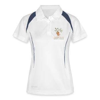 Inner Peace Grows Slowly - Motivations - Women's Polo breathable - white/navy - Front