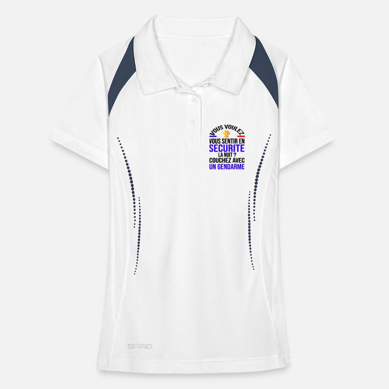 Feel safe Women's Polo breathable