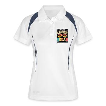 Family Cruise Squad - Women's Polo breathable - white/navy - Front