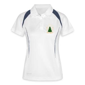 First Christmas as Grandma – Festive Christmas - Women's Polo breathable - white/navy - Front