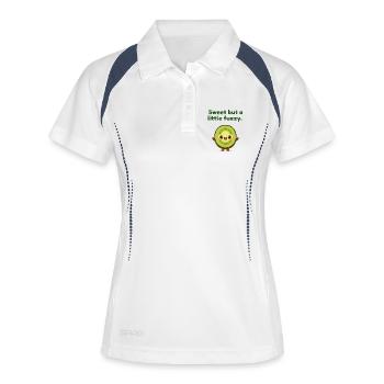 Kawaii Kiwi Fruit Delight - Women's Polo breathable - white/navy - Front