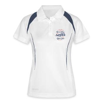 Zone Drive Grand Prix J'peux pas, - Polo respirant Femme - blanc/marine - Devant