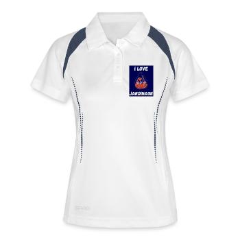 SPRING. GARDENING. RETIREMENT. SPRING. GARDEN. - Women's Polo breathable - white/navy - Front