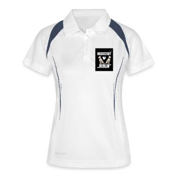Dogostaff Berlin Duo - Women's Polo breathable - white/navy - Front
