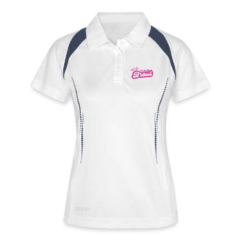 I am the bride - Women's Polo breathable - white/navy - Front