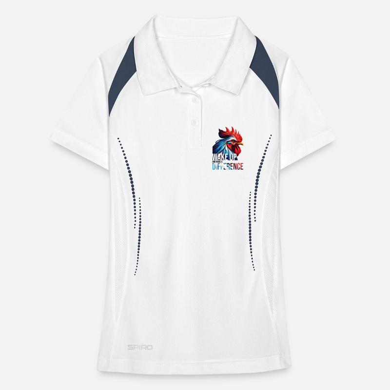 WAKE UP AND MAKE A DIFFERENCE Women's Polo breathable