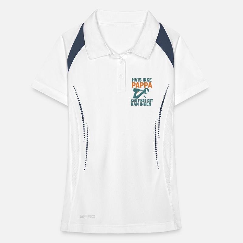Memory Design with Tools Motif Women's Polo breathable