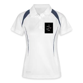 Inspiring Design of Love and Dreams - Women's Polo breathable - white/navy - Front