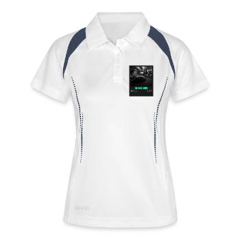Lag Kill More Neon Gaming Sayings - Women's Polo breathable - white/navy - Front