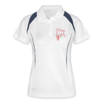 Merry Christmas - Women's Polo breathable - white/navy - Front