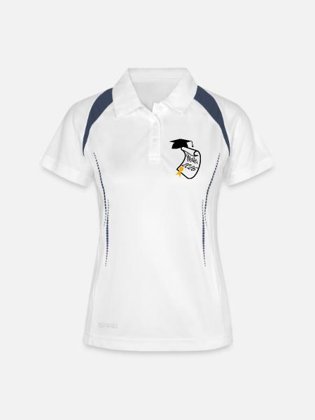 Master 2026 - Women's Polo breathable - white/navy