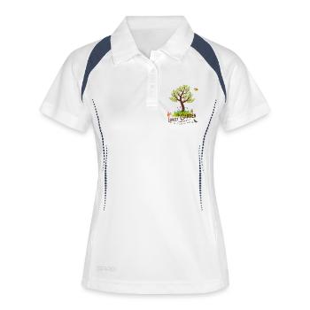 Beloved Garden Garden Joy Family Animals Nature - Women's Polo breathable - white/navy - Front