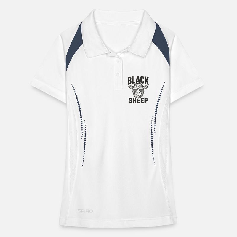 Black Sheep : Déclaration rétro cool Polo respirant Femme